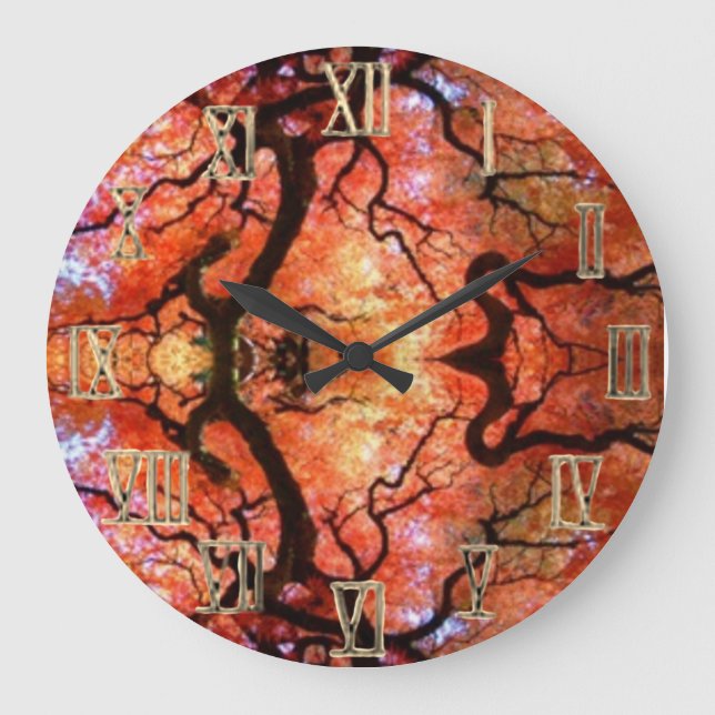 Horloge murale de style abstrait  (Recto)