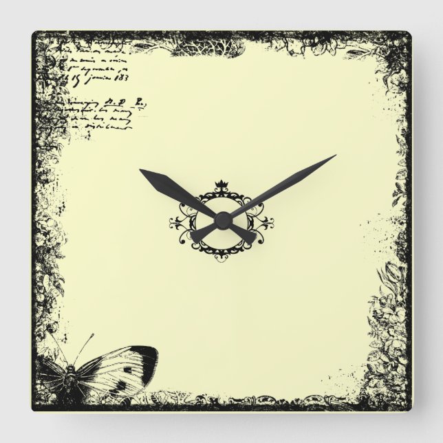 Horloge murale de style Boho vintage (Recto)