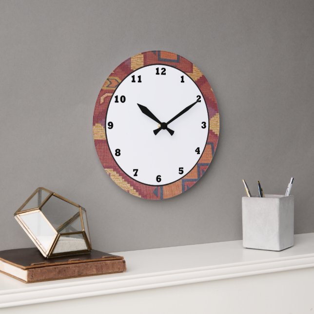 Horloge murale de style sud-ouest motif (Bureau)
