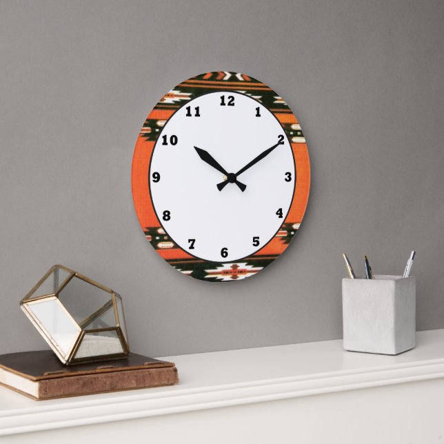 Horloge murale de style sud-ouest motif (Bureau)