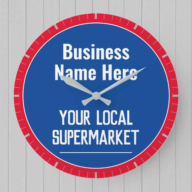 Horloge murale de supermarché local (Créateur téléchargé)