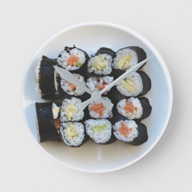 Horloge murale de sushi (Recto)