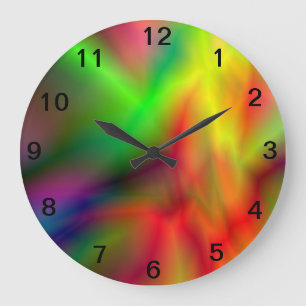 Horloge murale de teinture de type