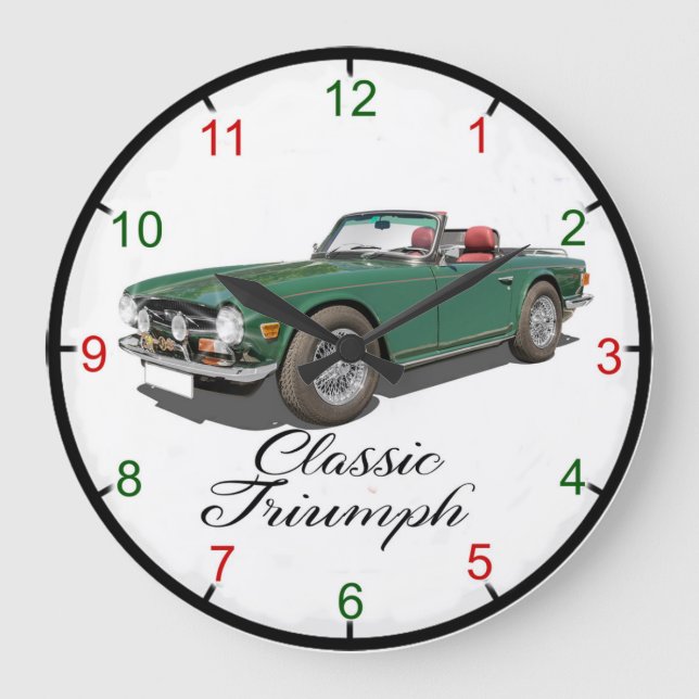 Horloge murale de Triumph TR6 (Recto)