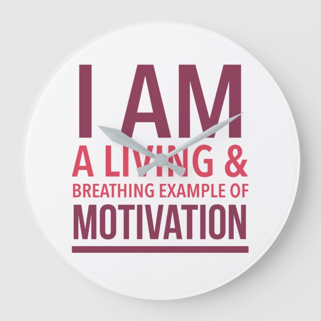 Horloge murale de typographie (Recto)