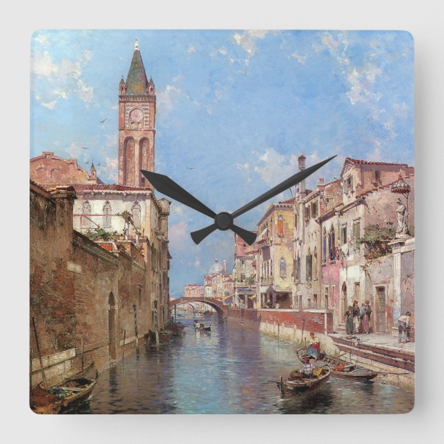Horloge murale de Venise d'Unterberger (Recto)