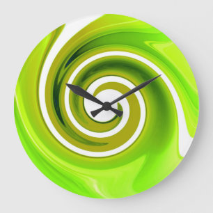 Horloge murale de vert de chaux