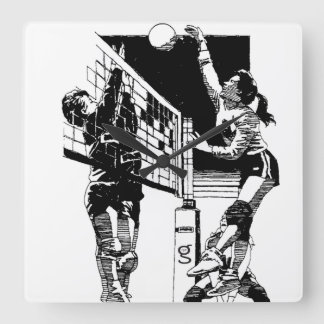 Horloge murale de volley-ball