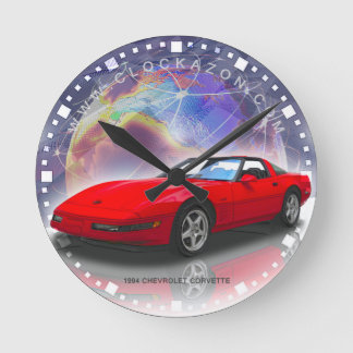 Horloge murale décorative de la Chevrolet rouge 19