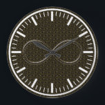 Horloge murale décorative infinie<br><div class="desc">Infinity Symbol design - idéal pour les étudiants,  les mathématiciens,  les professeurs de mathématiques/sciences,  les professeurs,  les chercheurs ou pour tous les types de scientifiques là-bas!</div>