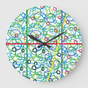 Horloge murale décorative pour chambre ou salle de