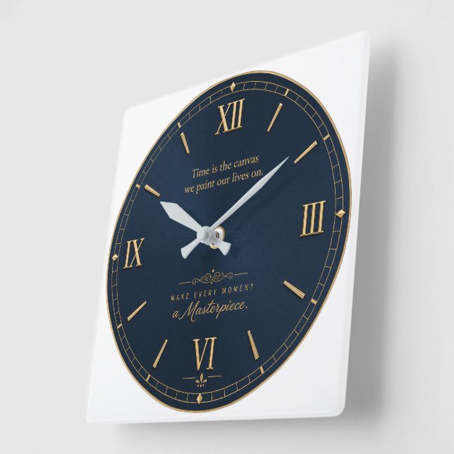 Horloge murale décorative pour designer (Angle)