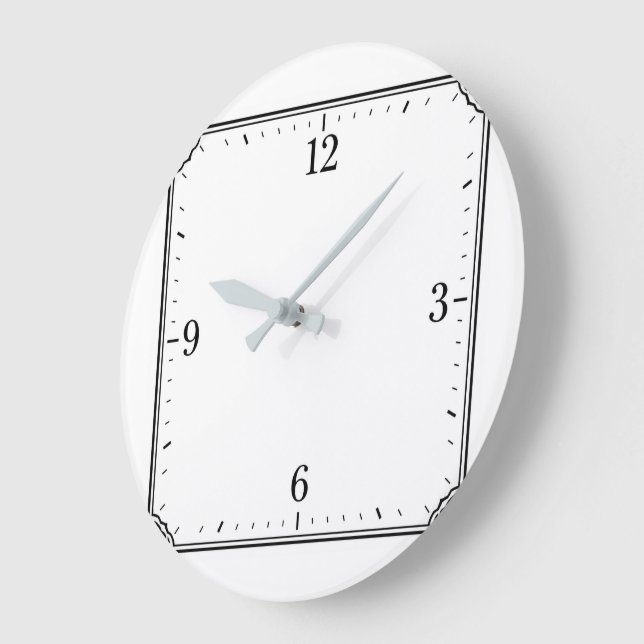 Horloge murale décorative pour designers (Angle)