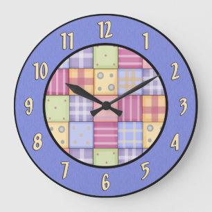 Horloge murale d'édredon de pays