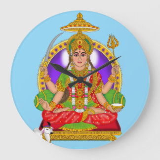 Horloge murale déesse Santoshi Mata