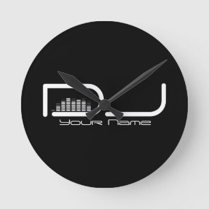 Horloge murale d'égaliseur du DJ