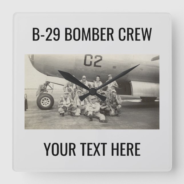 Horloge murale d'équipage de bombardier B-29 de la (Recto)