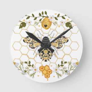 Horloge murale des abeilles