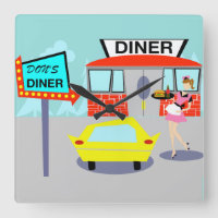 Horloge murale des années 1950