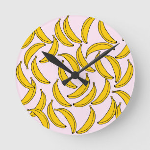 Horloge murale des bananes