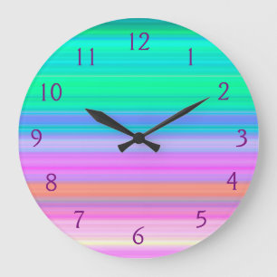 Horloge murale des bandes tropicales