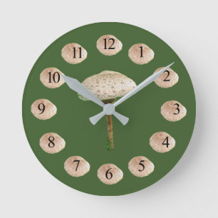 Horloge murale des champignons