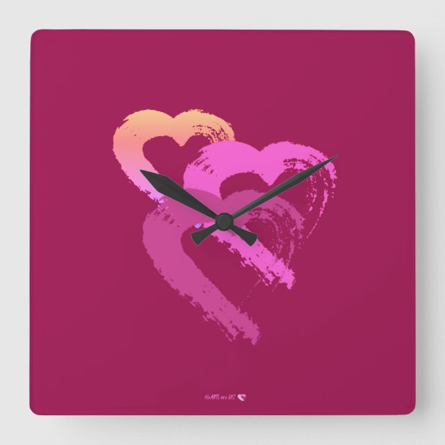 Horloge murale des coeurs (Recto)