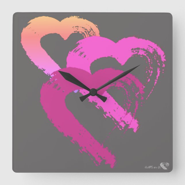 Horloge murale des coeurs (Recto)