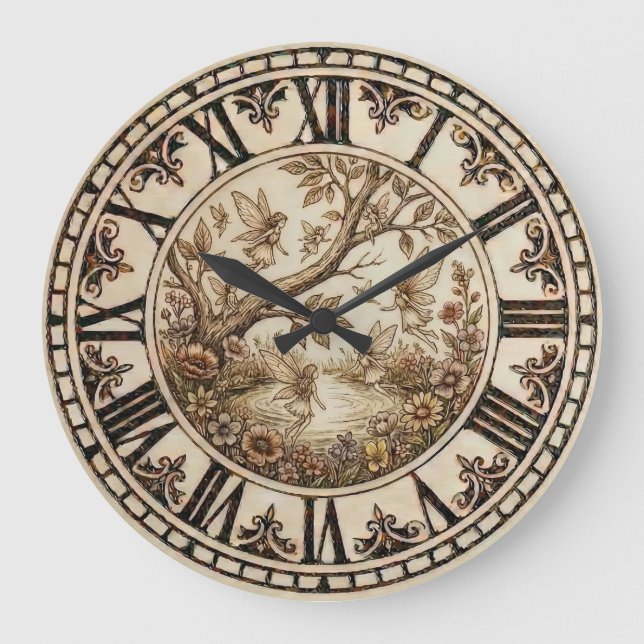 Horloge murale des fées (Recto)