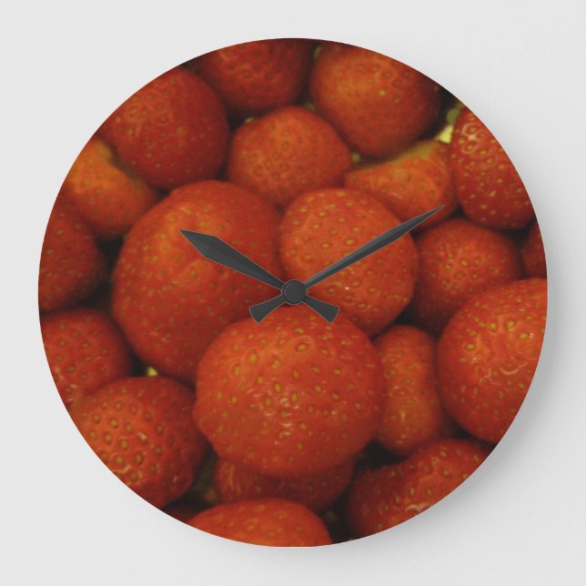 Horloge murale des fraises juteuses (Recto)