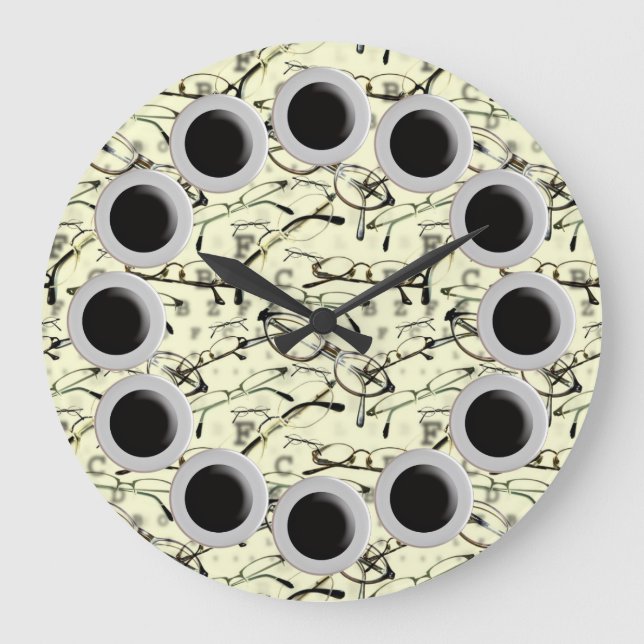 Horloge murale des lunettes (Recto)