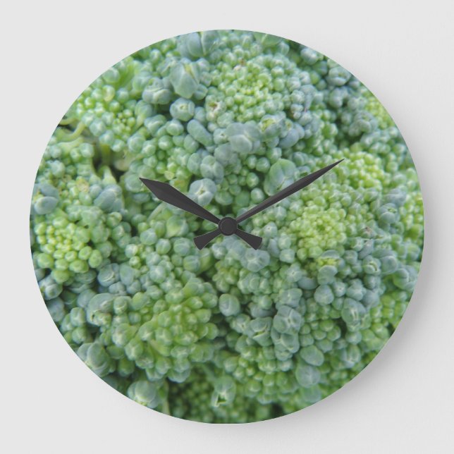 Horloge murale des macros Broccoli (Recto)