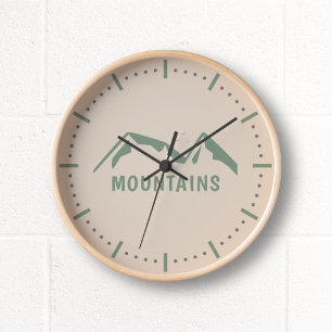 Horloge murale des Montagnes Vertes