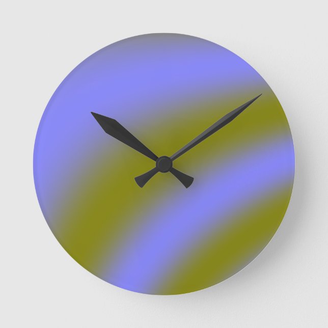 Horloge murale des nuages fluorescents (Recto)