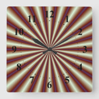 Horloge murale des plis de cuivre