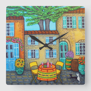 Horloge murale des souvenirs de Provence par Lisa