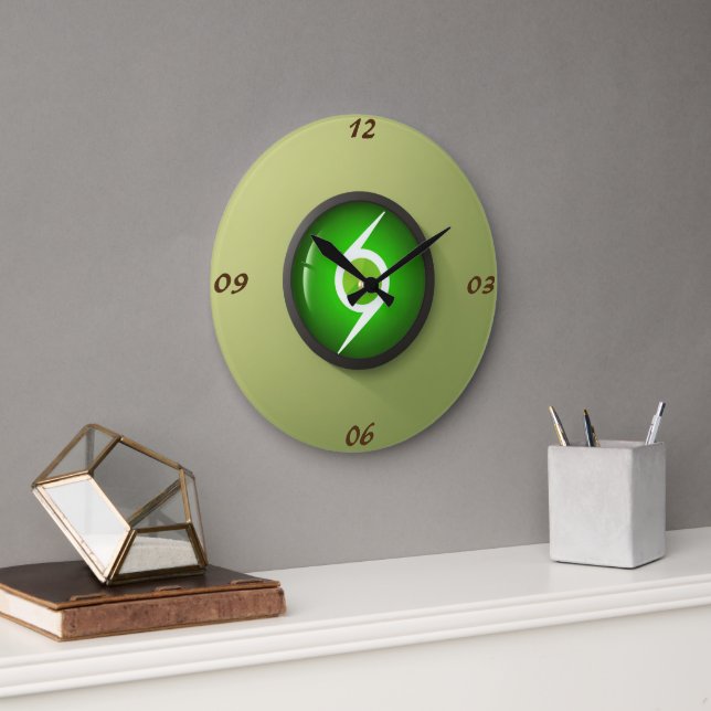 Horloge murale des touches raffinées (Bureau)