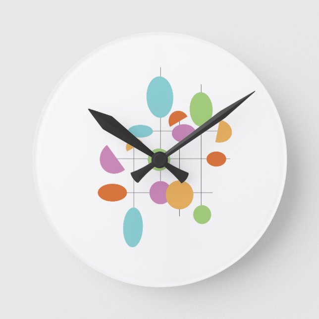 horloge murale design, design moderne (Recto)