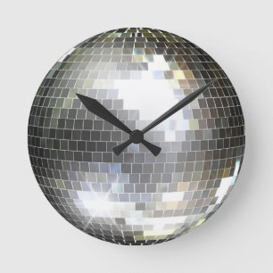 Horloge murale Disco Ball