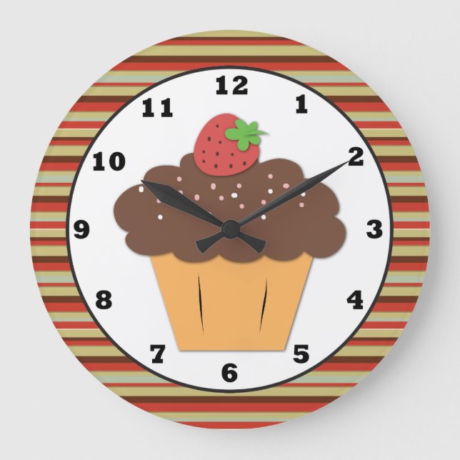 Horloge murale douce de petit gâteau de festin (Recto)