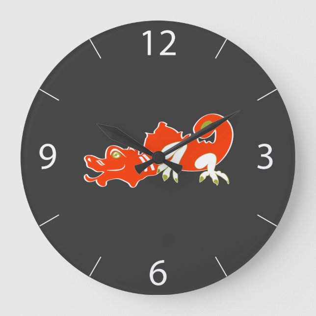 Horloge murale Dragon (Recto)