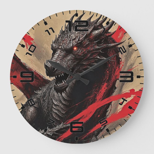 Horloge murale Dragon Dreamscape (Recto)