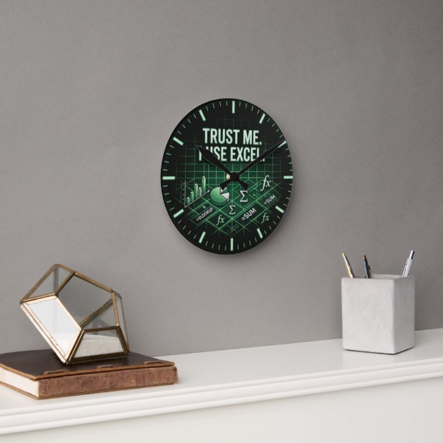 Horloge murale drôle Excel pour les traders et les (Bureau)