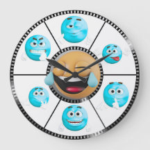 Horloge murale drôle moderne