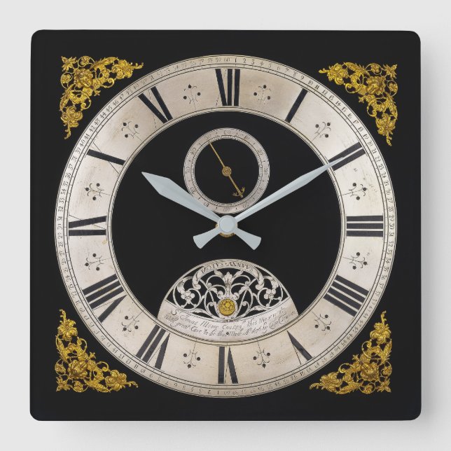 Horloge murale du 17e siècle (Recto)