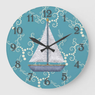 Horloge murale du bateau nautique