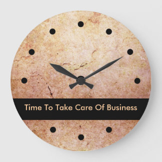 Horloge murale du bureau d'affaires
