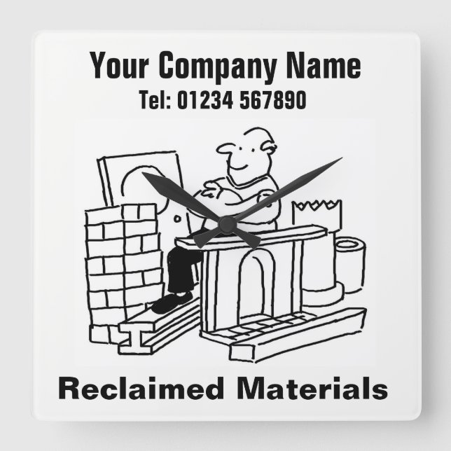 Horloge murale du bureau d'affaires des matières r (Recto)