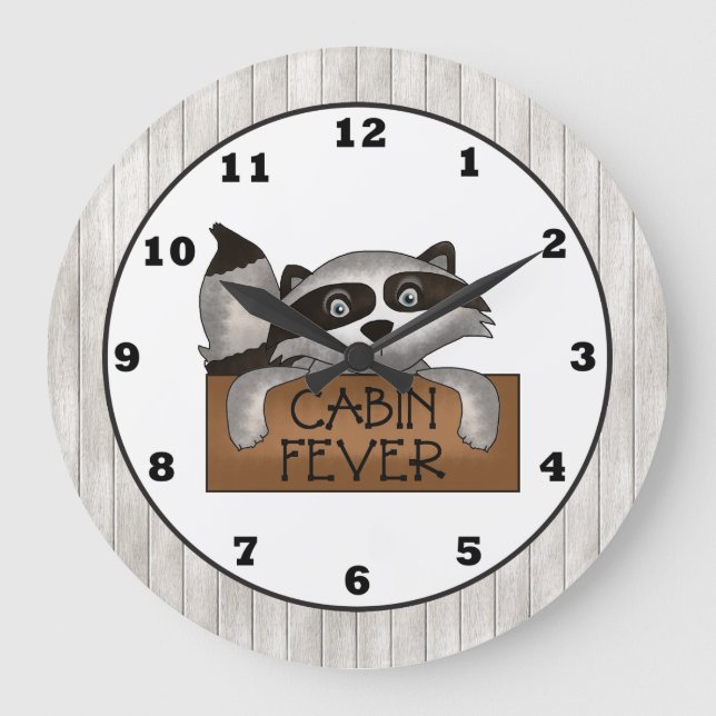 Horloge murale du Cabine Raccoon (Recto)