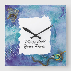 Horloge murale du cadre photo 2